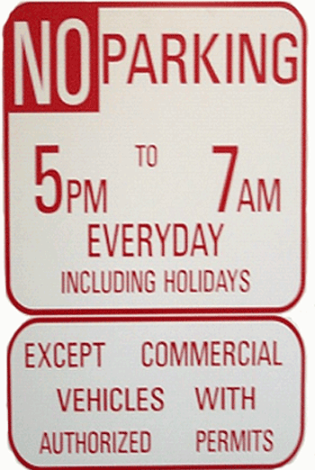 Daly City No Parking
